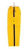Versatile Lightweight Cargo Zip-Off Trousers - Baggy Fit - Yellow