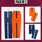 Pack of 2 Versatile Lightweight Cargo Zip-Off Trousers - Baggy Fit