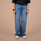 Wide Leg Denim Trousers Pack of 2 – 1 Blue + 1 Surprise Color