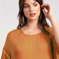 Women's Oversized Summer T-Shirt - Loose Fit Casual Crewneck Blouse