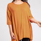 Women's Oversized Summer T-Shirt - Loose Fit Casual Crewneck Blouse