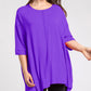 Women's Oversized Summer T-Shirt - Loose Fit Casual Crewneck Blouse