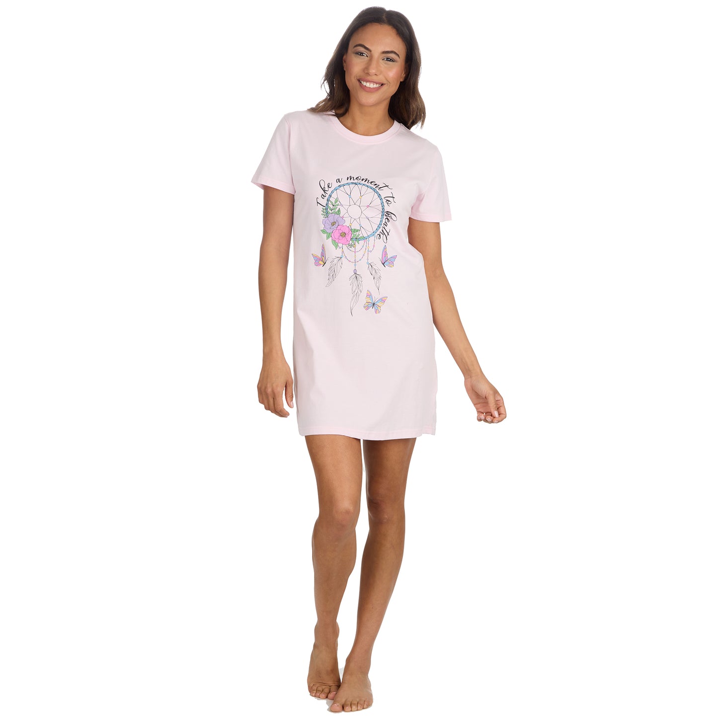 Oversized Graphic Nightdress - Comfortable Women's Loungewear Tee (S-5XL)