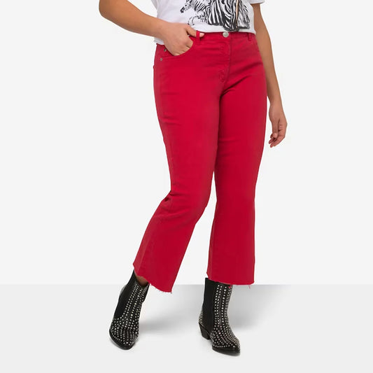 3/4 jeans, 5-pocket Jeans - Red