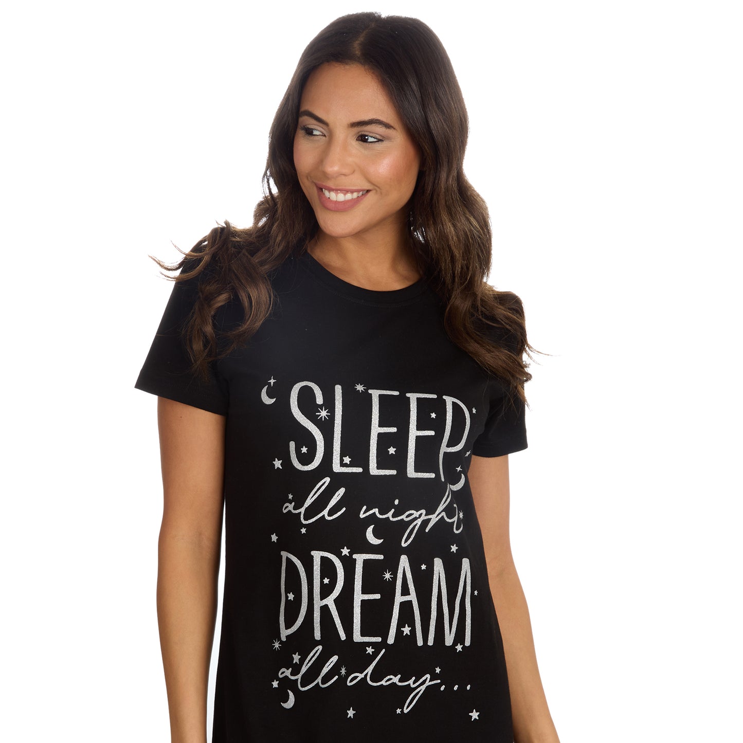 Oversized Graphic Nightdress - Comfortable Women's Loungewear Tee (S-5XL)