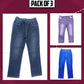 Men's Comfort Stretch Denim Trousers – Pack of 3