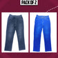 Men's Comfort Stretch Denim Trousers – Pack of 2