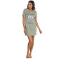 Oversized Graphic Nightdress - Comfortable Women's Loungewear Tee (S-5XL)