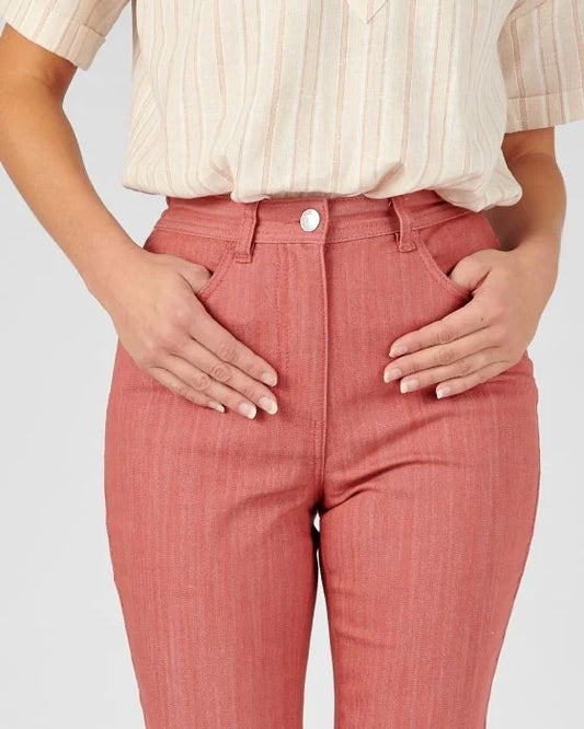 DMART | Stretch Canvas Jeans - Old Pink