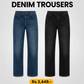 Pack of 2 Regular-Fit Denim Trousers
