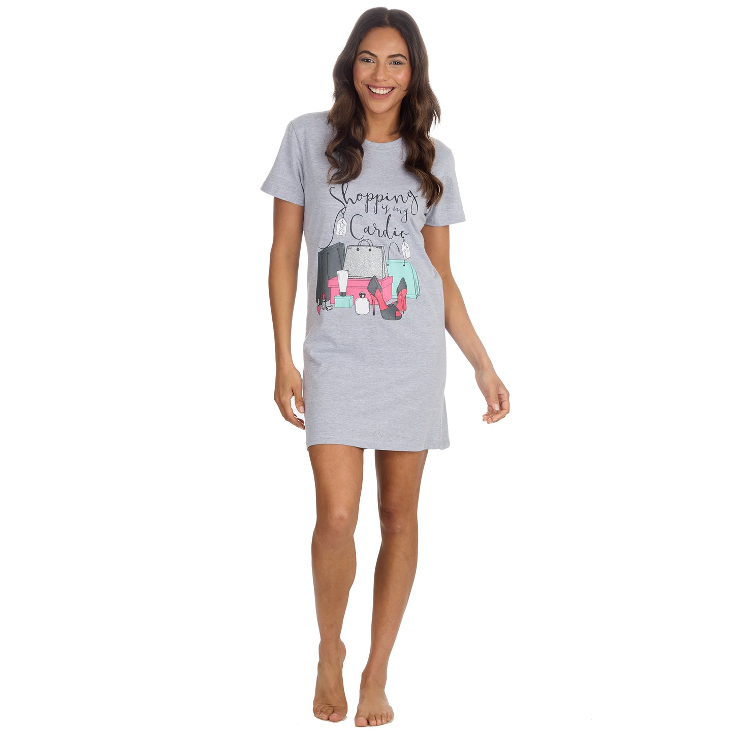 Oversized Graphic Nightdress - Comfortable Women's Loungewear Tee (S-5XL)