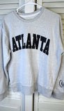 Men's Retro College Crewneck TerryFleece Sweatshirt