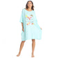 Oversized Graphic Nightdress - Comfortable Women's Loungewear Tee (S-5XL)