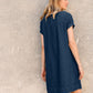 LIGHT DENIM FITTED DRESS FOR WOMEN