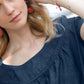 LIGHT DENIM FITTED DRESS FOR WOMEN