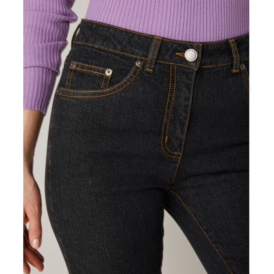 STRETCHABLE STRIGHT FIT JEANS FOR WOMENS | 5 POCKET STYLE